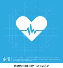 Web heart icon 