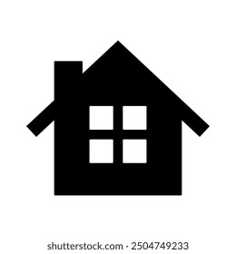 Web home flat icon for apps and websites.