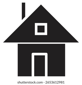 Web home flat icon for apps and websites. Home sign, smart home icon Contains such icons as Home, House, Real Estate, Family, Real Estate Agent, Investment on white background