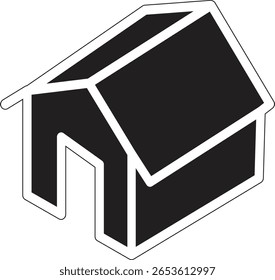 Web home flat icon for apps and websites. Home sign, smart home icon Contains such icons as Home, House, Real Estate, Family, Real Estate Agent, Investment on white background