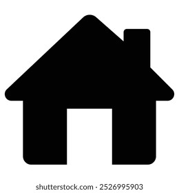 Web home flat icon for websites apps