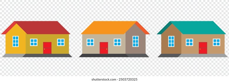 Web home icon for apps and websites, House icon, Home sign in circle or Main page icon. EPS 10.