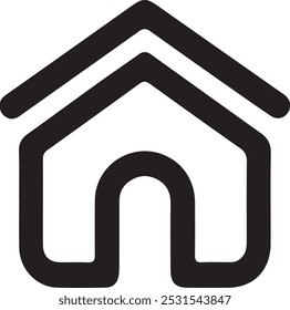 Ícone de início na Web para aplicativos e sites. ícones de início. Símbolo da casa. Ícone do botão Página Inicial 