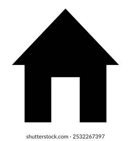 Ícone da página inicial da Web para aplicativos e sites. Ícones da página inicial da Coleção. Vetor de símbolo de casa