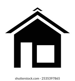 Web home icon for apps and websites.  home icon House symbol , flat vector graphic on isolated background.