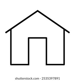 Ícone da página inicial da Web para aplicativos e sites. ícone da página inicial Símbolo da casa , gráfico vetorial plano em plano de fundo isolado.