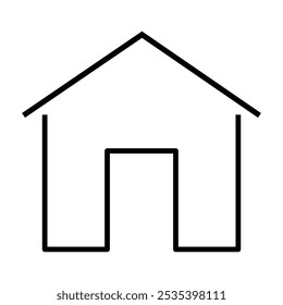Web de la casa para App y Sitios web. icono de la casa, Vector plano gráfico sobre fondo aislado.
