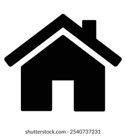 Ícone da página inicial da Web para aplicativos e sites. Símbolo da casa