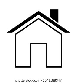 Web home icon for apps and websites. homepage icon. House symbol button Home page . Simple house symbol. Building icon. Vector illustration eps.