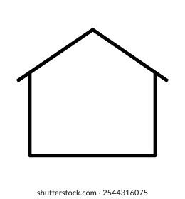 Web home icon for apps and websites. homepage icon. House symbol button Home page . Simple house symbol. Building icon. Vector illustration eps.