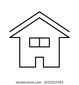 Icono de la casa del Web para los App y los Sitios web, icono del símbolo de la casa.