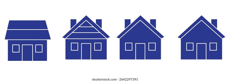 Web home icon for apps and websites, House icon, Home sign Main page icon