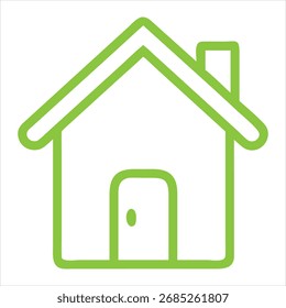 Ícone da página inicial da Web para aplicativos e sites, ícone Casa, sinal de Início em círculo ou ícone da página principal