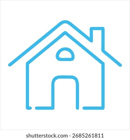 Icono de la casa del Web para los App y los Sitios web, icono de la casa, Iniciar sesión casero o icono de la página principal