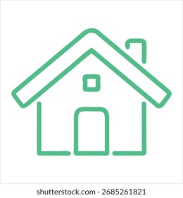 Web-Home-Symbol für Apps und Websites, House-Symbol, Home-Zeichen im Kreis oder Hauptseite-Symbol