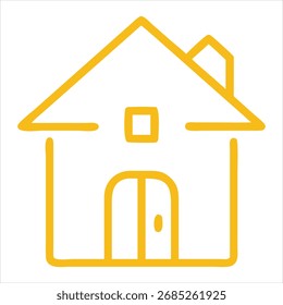 Web home icon for apps and websites, House icon, Home sign in circle or Main page icon