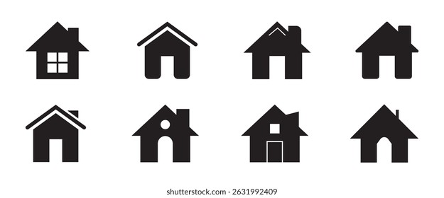 Conjunto de iconos de Web para Sitios web y App. Colección de iconos de casa inteligente. Icono de Vector de Profesional inalámbrico. Ilustración aislada.