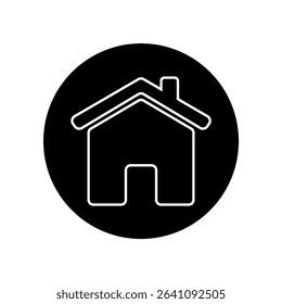 Web home icon sign on transparent white background Home flat icon set vector, House icon on a white background vector app design.
