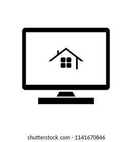 web home icon vector