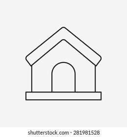 web home line icon
