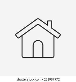 Web Home Line Icon