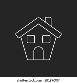 web home line icon