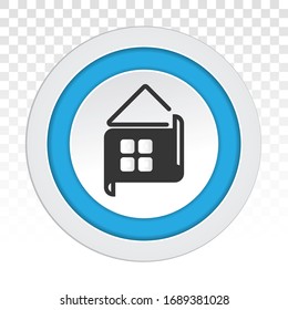 Web home page flat icons for apps and websites