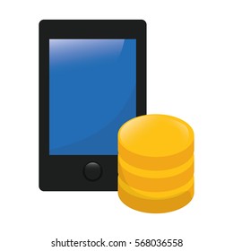web hosting or data center related icons image vector illustration design 