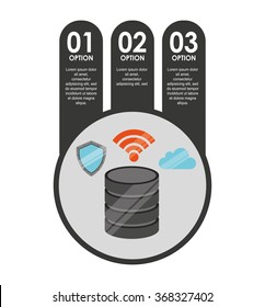 web hosting design, vector illustration eps10 graphic 