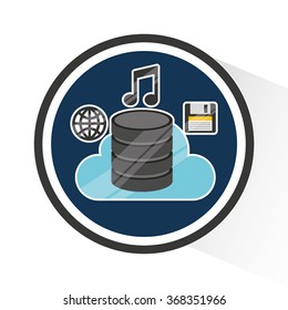 web hosting design, vector illustration eps10 graphic 