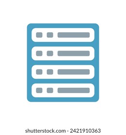 Web Hosting Flat Colorful Icon Isolate On White Background Vector Illustration | Seo Icons