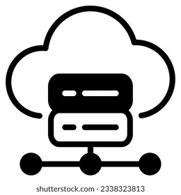 Web Hosting Icon can be used for web, mobile app, infographic, etc