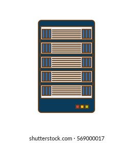 web hosting related icons image vector illustration design