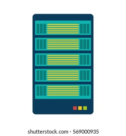 web hosting related icons image vector illustration design
