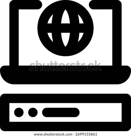 Web Hosting, Website, Hosting Outline Icon