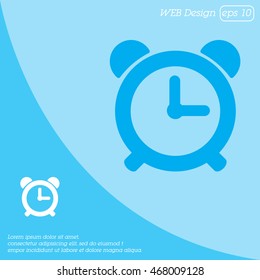 Web icon. Alarm clock