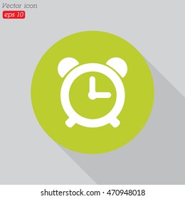 Web icon. Alarm clock