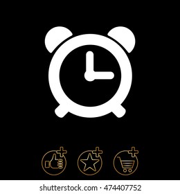 Web icon. Alarm clock