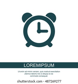 Web icon. Alarm clock