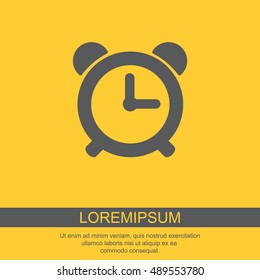 Web icon. Alarm clock