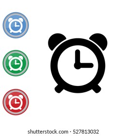 Web icon. Alarm clock