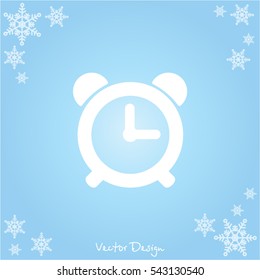 Web icon. Alarm clock