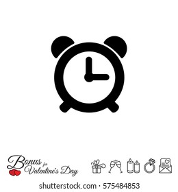 Web icon. Alarm clock