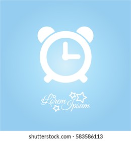 Web icon. Alarm clock