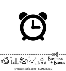 Web icon. Alarm clock