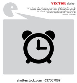 Web icon. Alarm clock