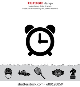 Web icon. Alarm clock