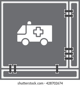 Web icon. Ambulance