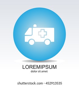 Web icon. Ambulance
