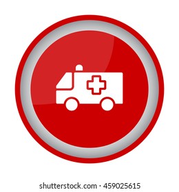Web icon. Ambulance